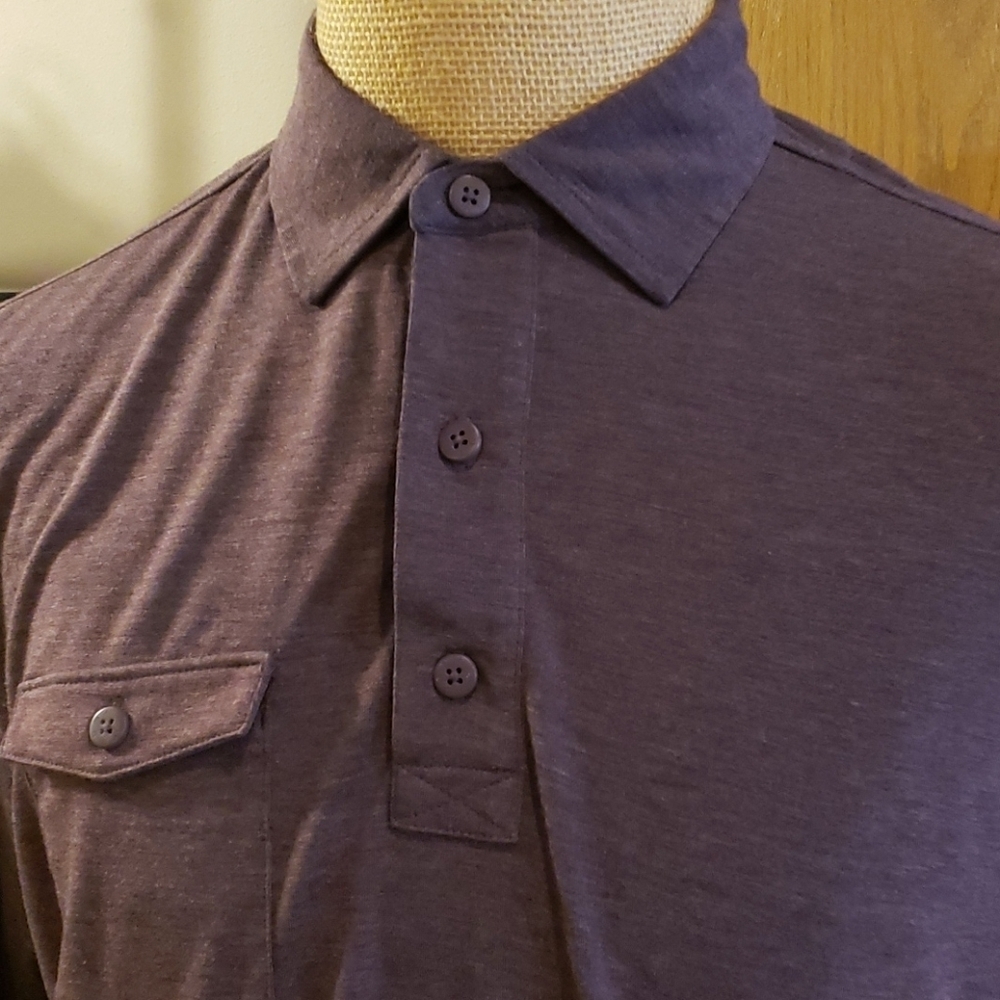 FJ pocket purple polo soft athletic fit ❤